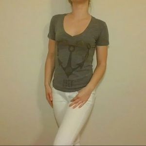 Women’s OBEY V-neck Shirt